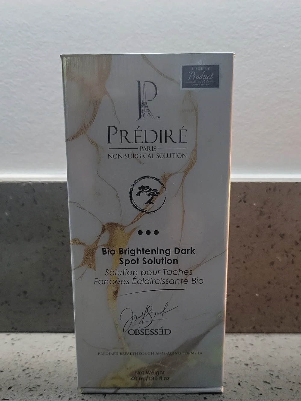 Prédiré Bio Brightening Dark Spot Solution — White & Gold - Picture 1 of 3